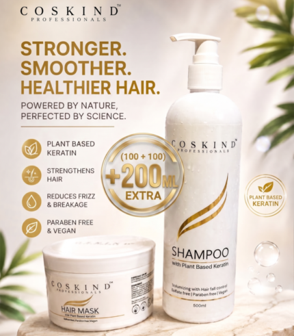 500 ml combo keratin shampoo and hair mask