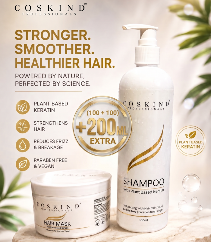500 ml combo keratin shampoo and hair mask